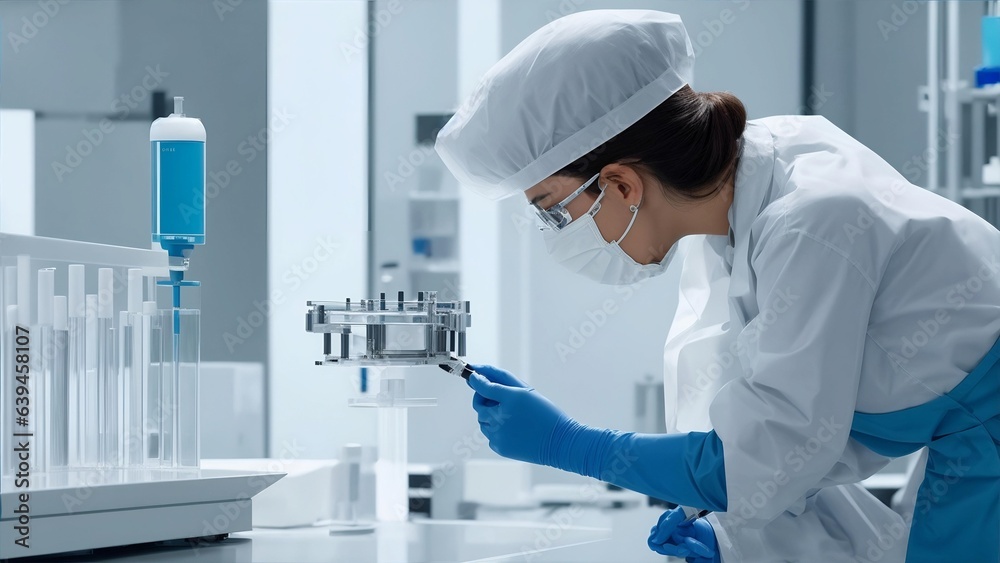 scientist working in the laboratory scientist working in the laboratory