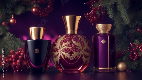 Captivating Holiday Perfume Bottle photo