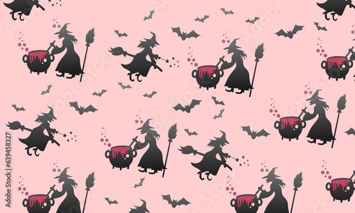 seamless pattern with cats