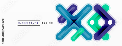 Cross line background minimal geometric template. Design for wallpaper, banner, background, landing page, wall art, invitation, prints, posters