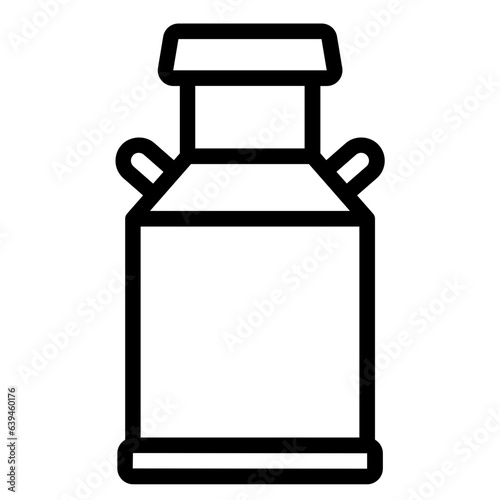 Milk Can outline icon