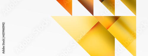 Captivating vector abstraction. Triangles interlock in mesmerizing dance, crafting dynamic geometric backdrop. Fusion of shapes and angles creates artful symphony of modern design