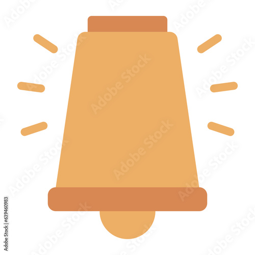 Cow Bell or notification flat icon