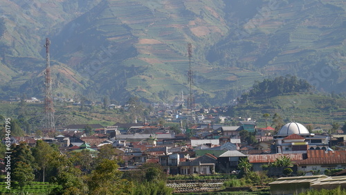 hillside village