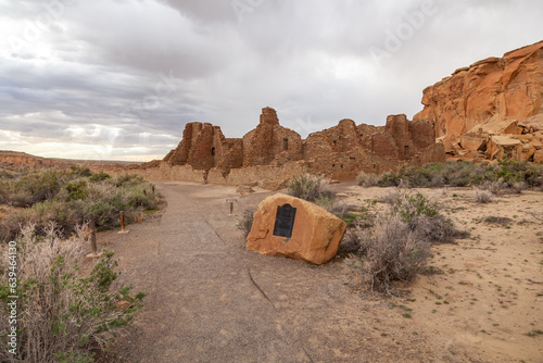 Canvastavla Pueblo Bonito, Chaco Canyon National Park, New Mexico, USA