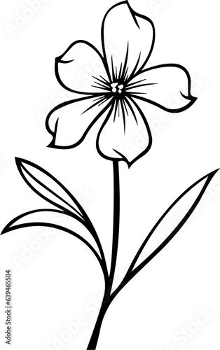 Wallpaper Mural long stem flower Torontodigital.ca
