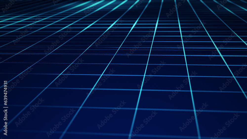 Data flow AI technology concept Data flow AI technology concept