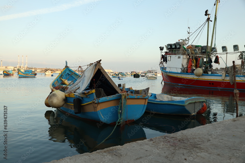Fishboat in Marsaxlokk.