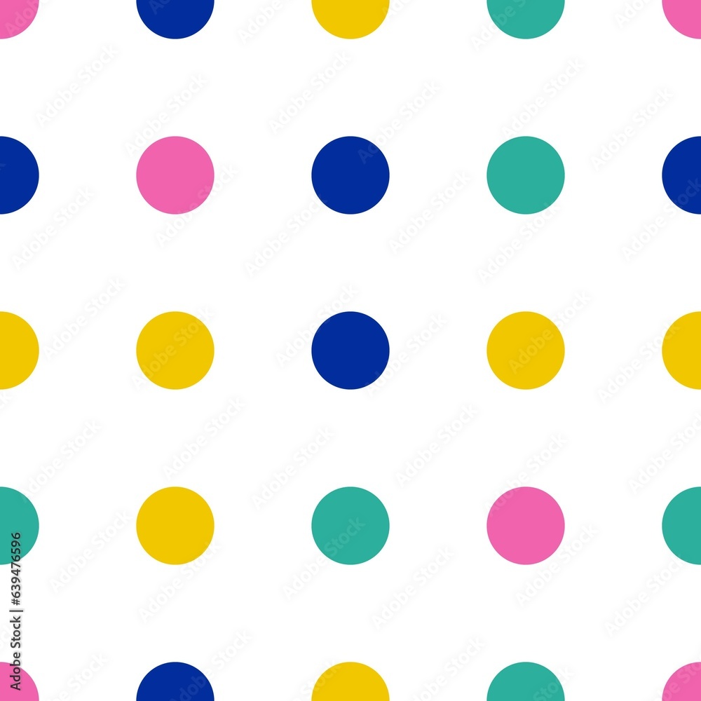 Abstract background, colored circles.