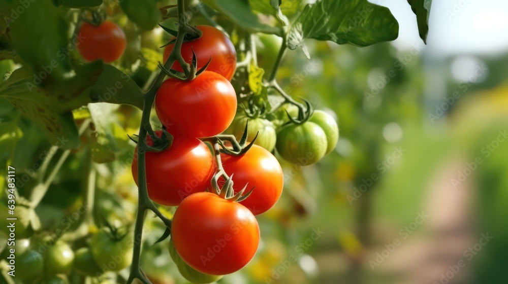 tomatoes on the vine
