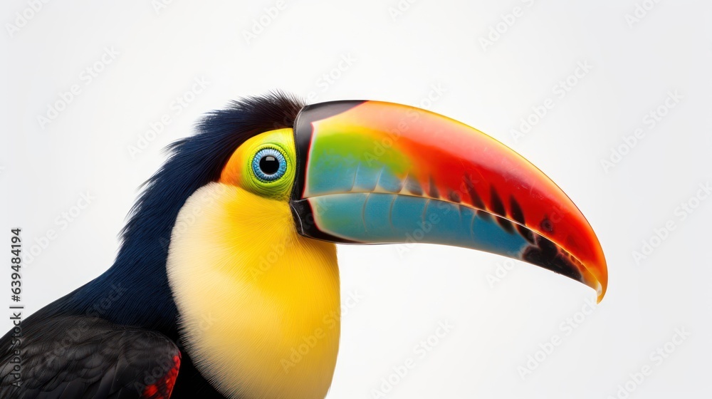 Obraz premium toucan on a white background