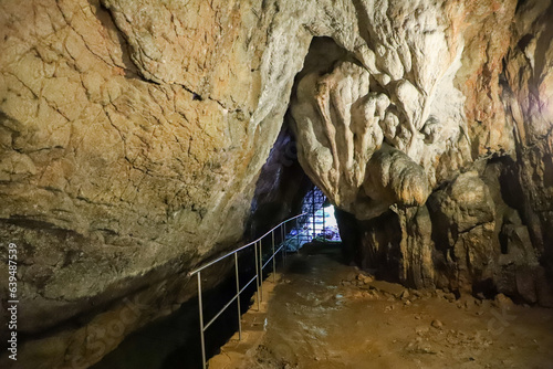 The interior of Vadu Crisului Cave - Romania photo