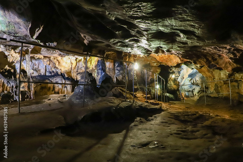 The interior of Vadu Crisului Cave - Romania