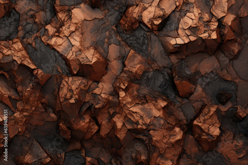 Texture Mineral Copper Background Created With Artificial Intelligence