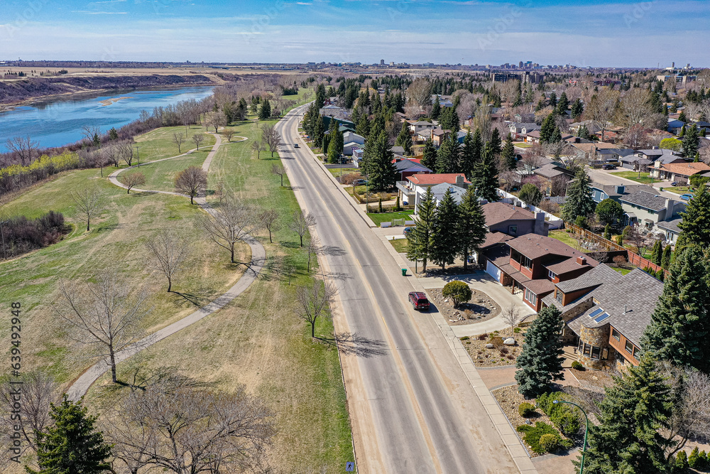 Fototapeta premium Lawson Heights neighborhood of Saskatoon