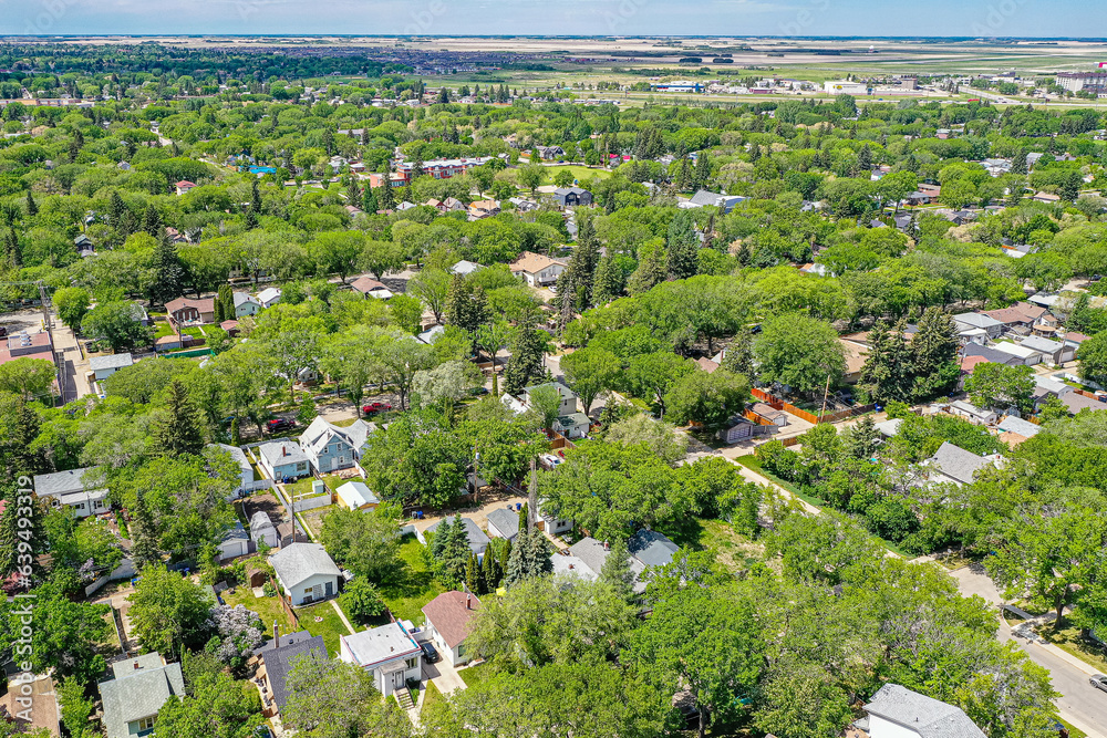 Obraz premium Mayfair neighborhood of Saskatoon, Saskatchewan