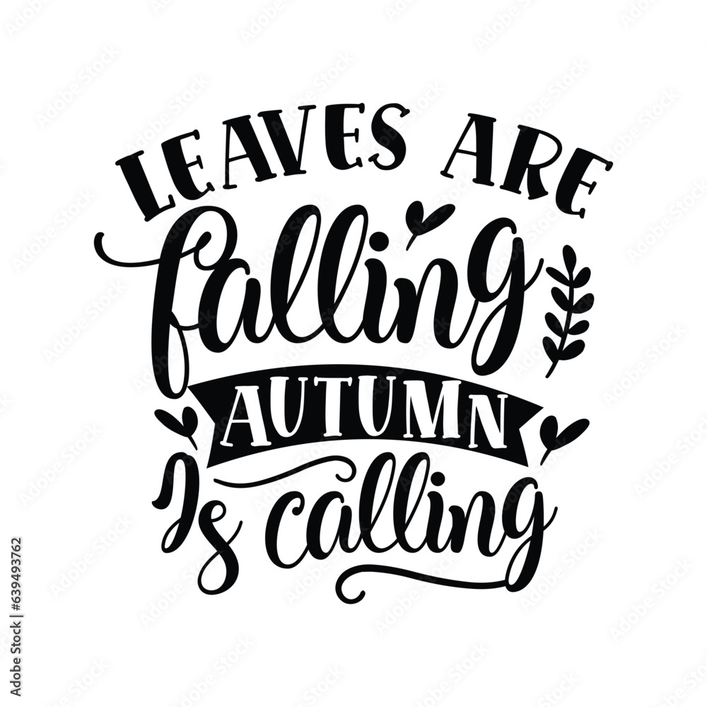 leaves are falling autumn