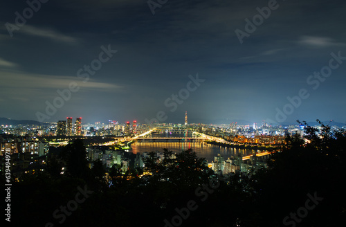 Canvas Print 대한민국 서울의 야경