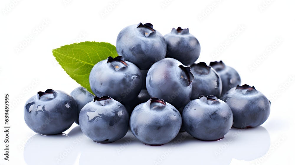 Fresh ripe blueberries on a white background
Fresh ripe blueberries on a white background