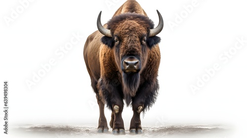 buffalo on a white background © Oleksandr