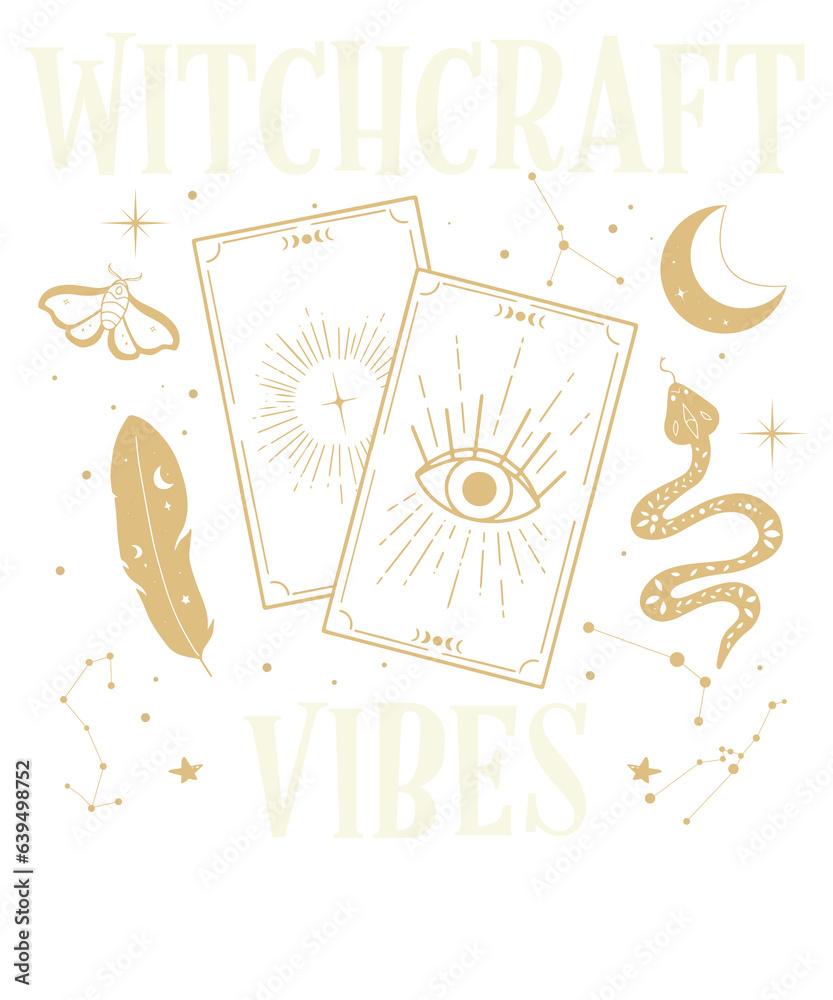 Witchcraft Vibes Spooky Sorcery Halloween Holiday