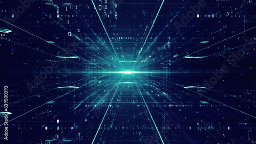 Programming code abstract technology background footage