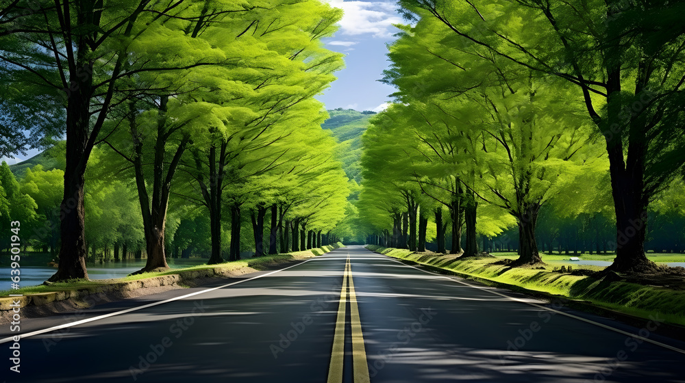 The Road Less Traveled: A Scenic Journey Through the Forest The Road Less Traveled: A Scenic Journey Through the Forest