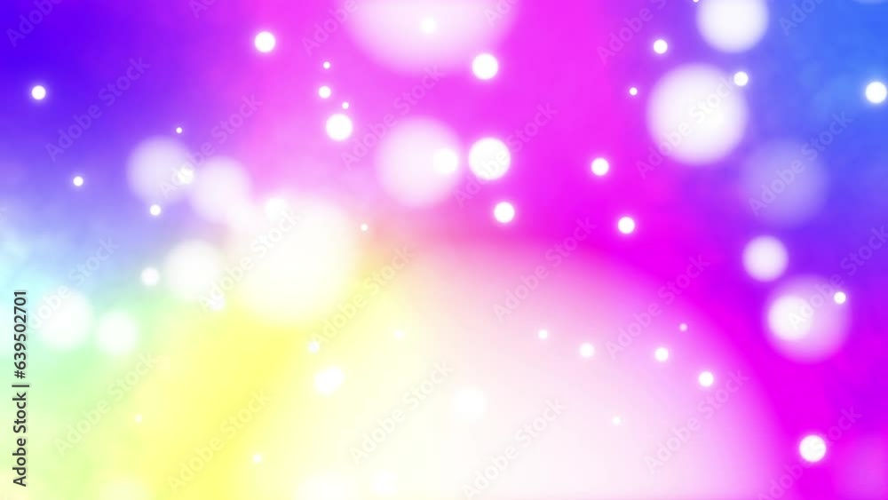 Animated background of rising bubbles inspired by soda. Loopable 4K video. Gradation like a rainbow. Animated background of rising bubbles inspired by soda. Loopable 4K video. Gradation like a rainbow.