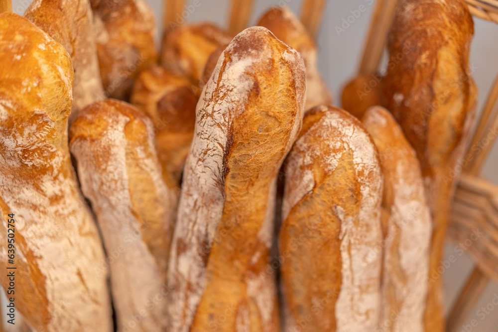 Pain tradition français dans une boulagerie