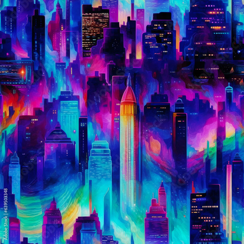 Digital Seamless pattern for textile and printing