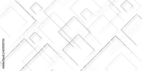 white square shape with futuristic concept background. Abstract Elegant white and grey Background. Squares Texture. Different Size Square Blocks Conceptual Technologic White Abstract Background.