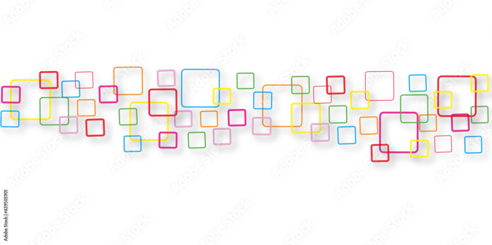 Colorful square line background . Red ,green ,yellow, blue, pink overlapping Color Lines Pattern Background. Colorful square line background . Red ,green ,yellow, blue, pink overlapping Color Lines Pattern Background.