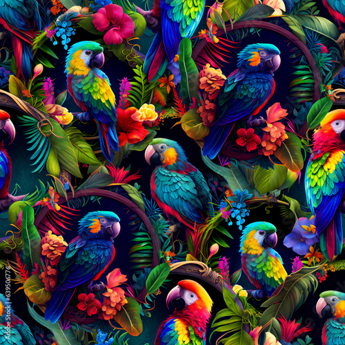 Digital Seamless Pattern for Textile and Sublimation Printing