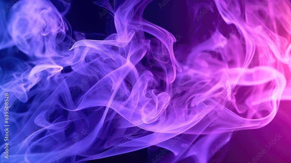 Neon Purple Smoke Background