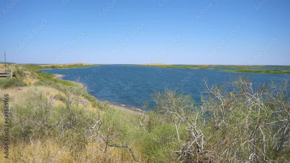 lake shore in a biggest lake in Uzbekistan lake shore in a biggest lake in Uzbekistan