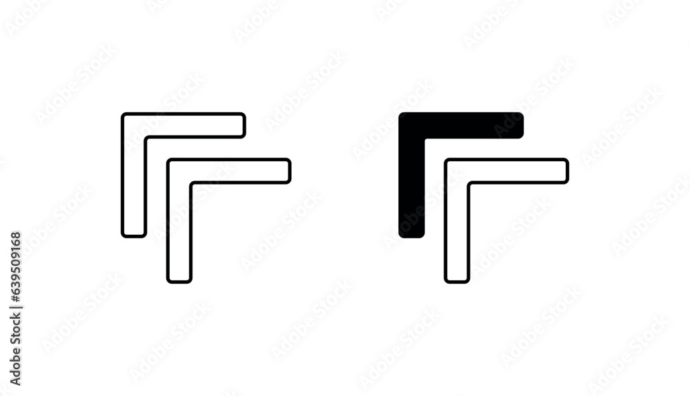 Chevron icon design with white background stock illustration Chevron icon design with white background stock illustration