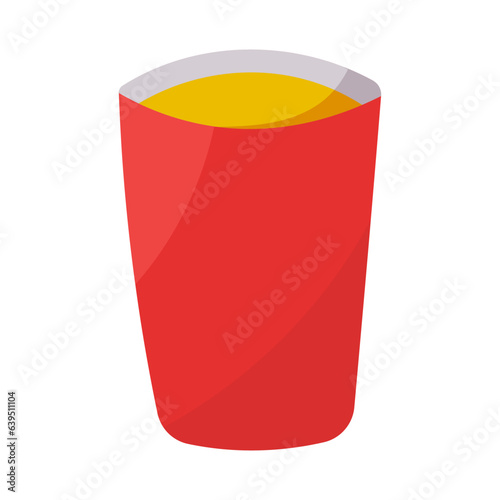 red glass drink party holiday element icon