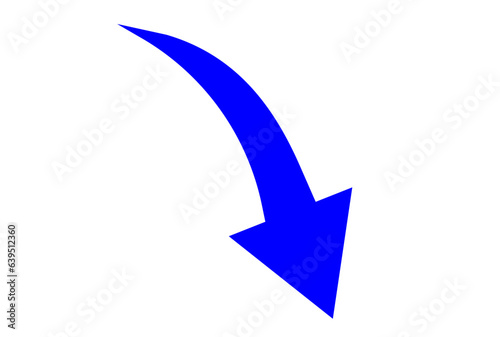 下降矢印　ベクター　eps