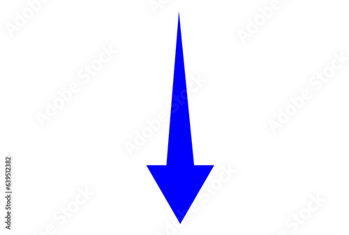 下降矢印　ベクター　eps