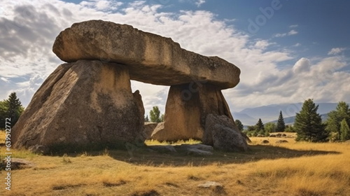 dolmen in the field