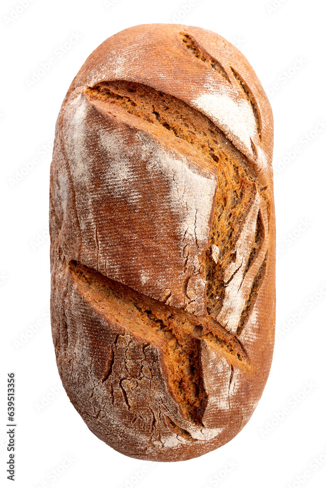 PNG, Dark oval-shaped bread with slits on the crust