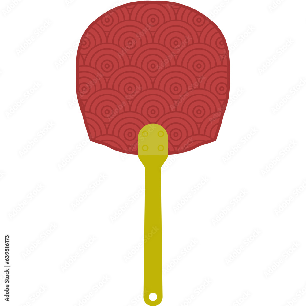 Aesthetic Manual Handle Hand Fan Chuseok Circle Style Collection Aesthetic Manual Handle Hand Fan Chuseok Circle Style Collection