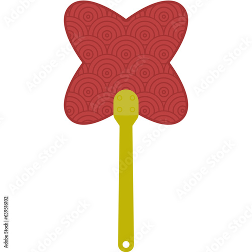 Aesthetic Manual Handle Hand Fan Chuseok Circle Style Collection