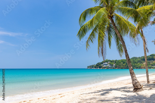 Tropical paradise beach with nobody in Kamala Beach, Thailand © PinkBlue