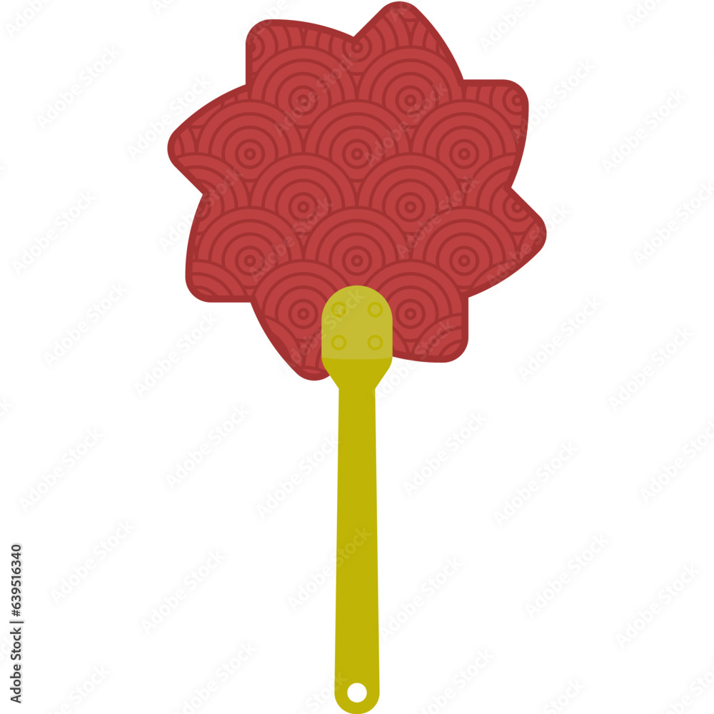 Aesthetic Manual Handle Hand Fan Chuseok Circle Style Collection Aesthetic Manual Handle Hand Fan Chuseok Circle Style Collection