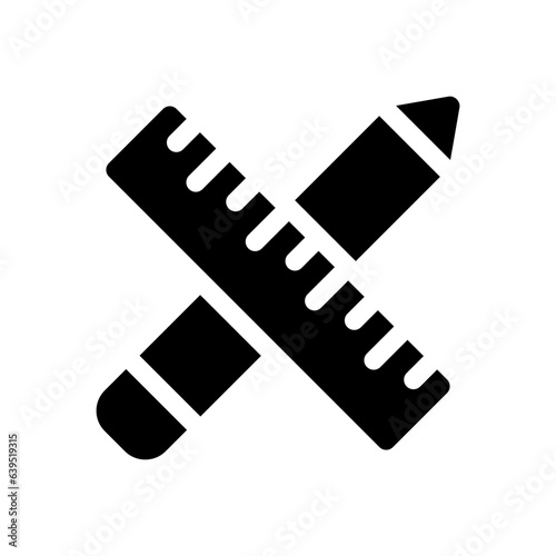 design tools glyph icon