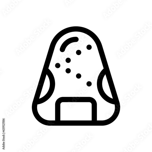 onigiri line icon