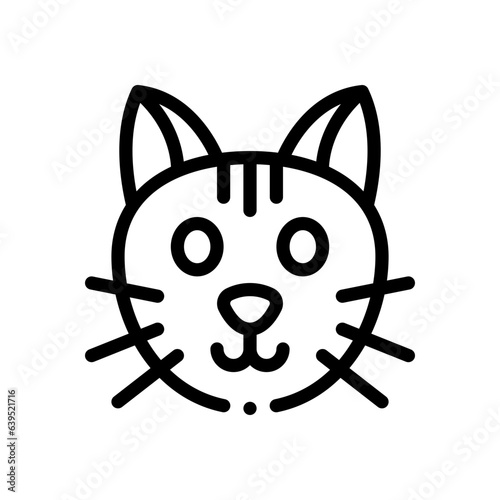 cat line icon
