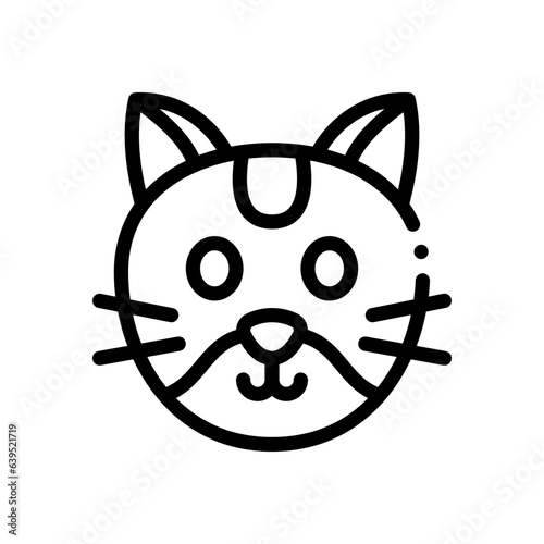 cat line icon