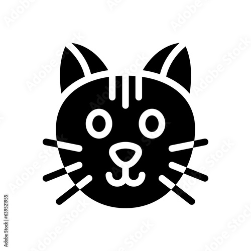 cat glyph icon